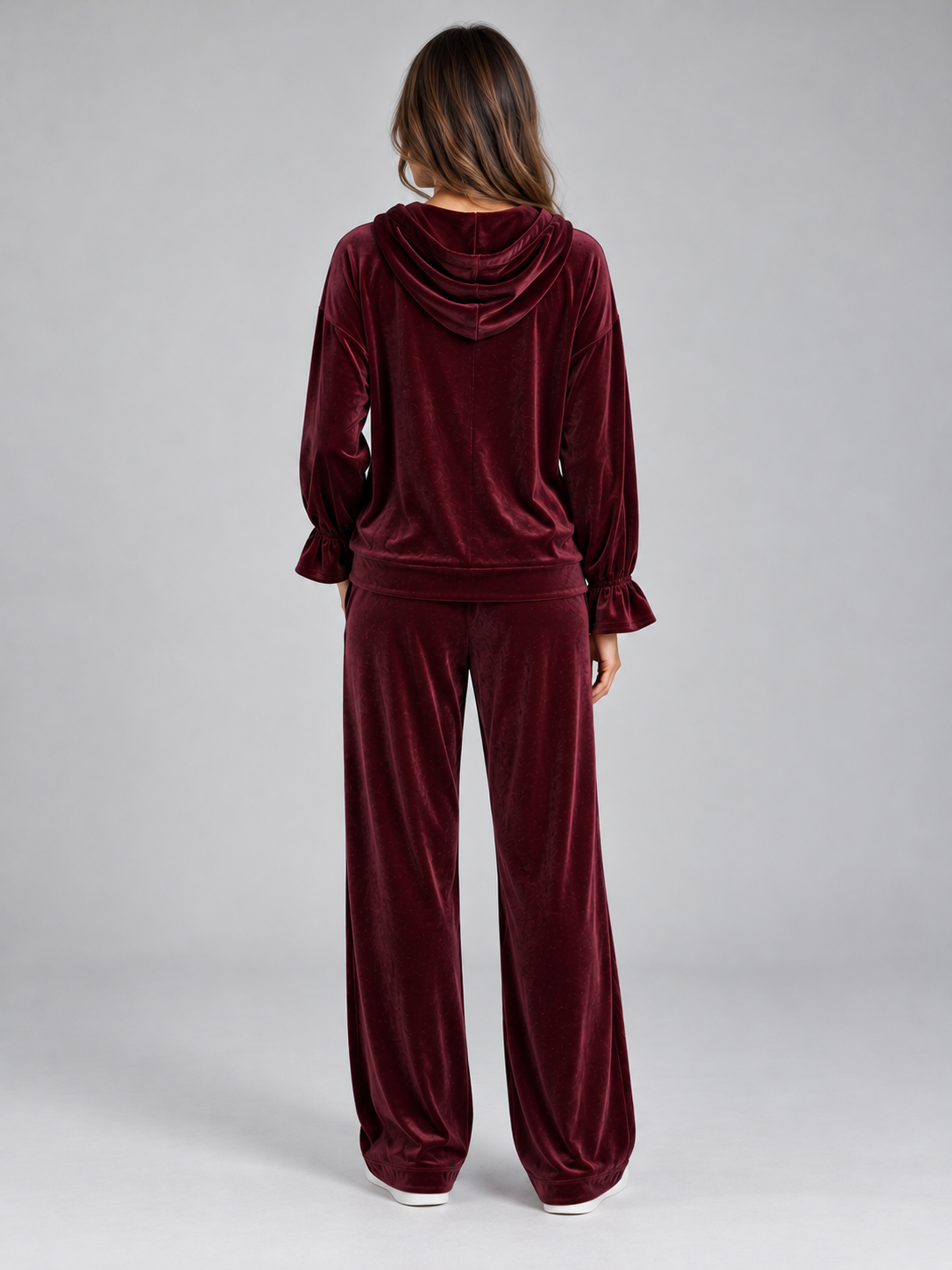 Women’s Velvet Hooded Co-Ord Set