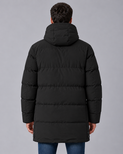 Men's Hooded Padded Parka Coat