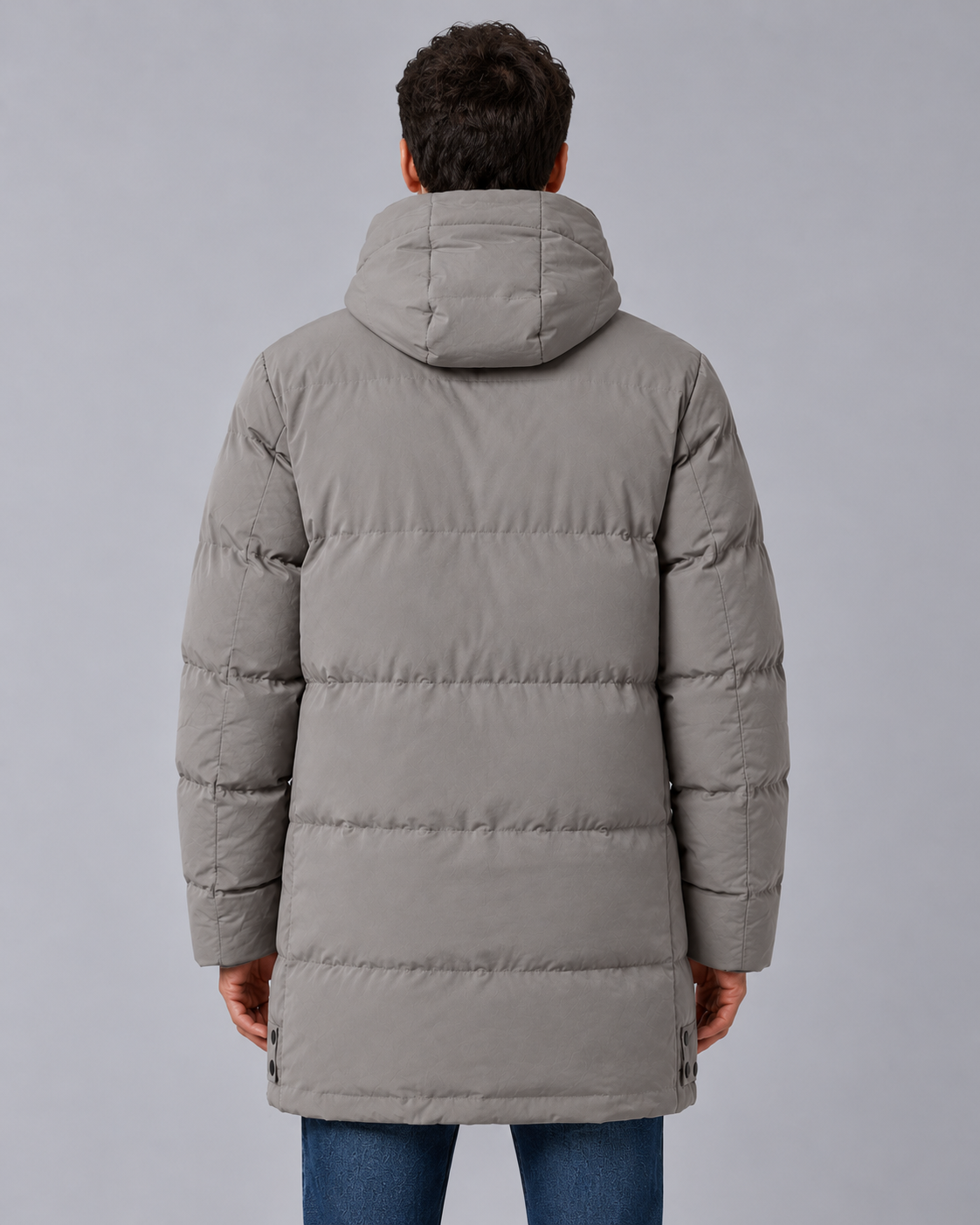 Men's Hooded Padded Parka Coat