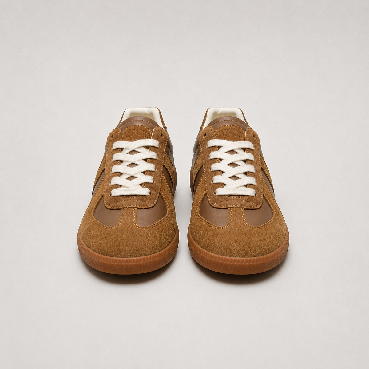 Men's Suede Lace-Up Casual Sneakers