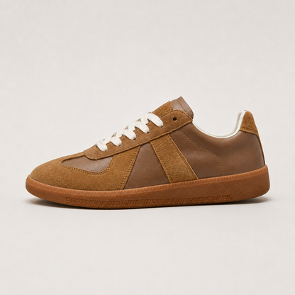 Men's Suede Lace-Up Casual Sneakers