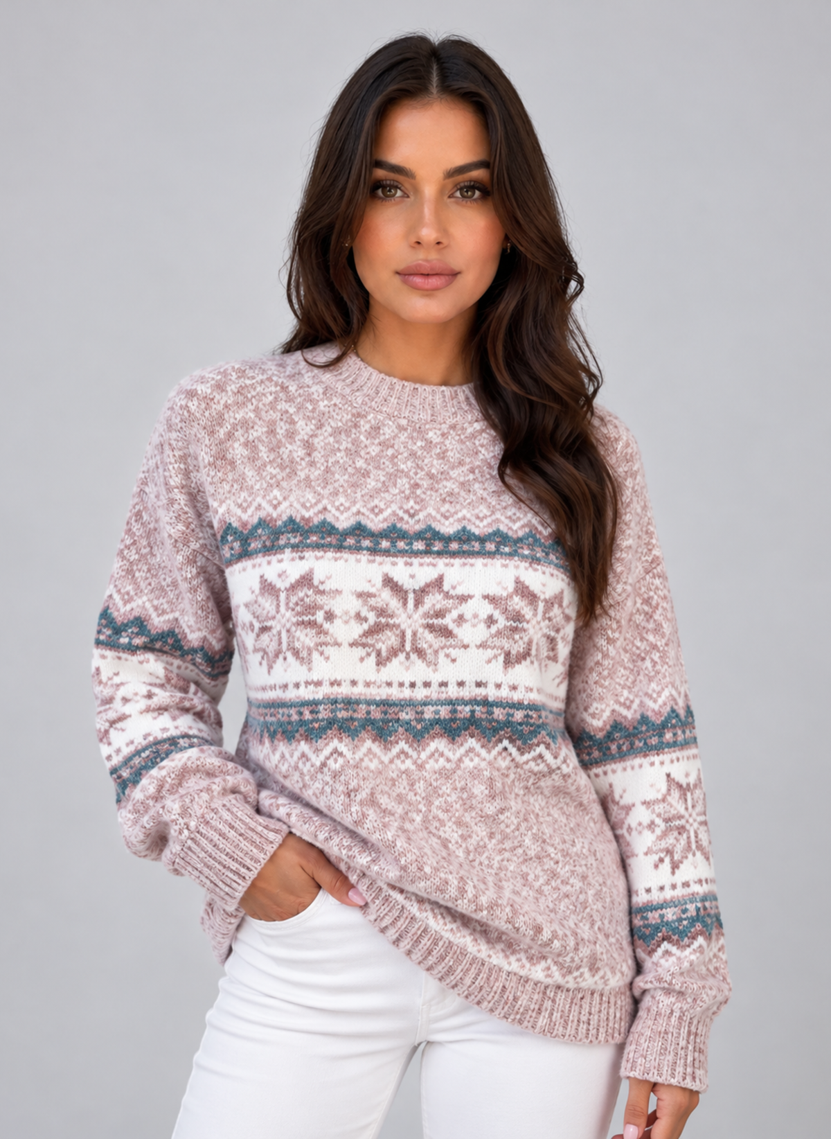 Women’s Fair Isle Christmas Jumper