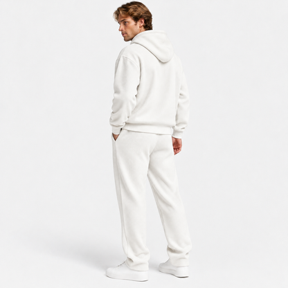 Men's Hooded Knitted Two-Piece Set